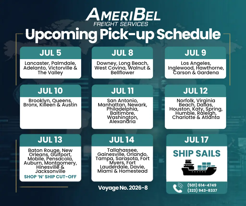 Seamless Shipping from USA to Belize: AmeriBel Freight Services