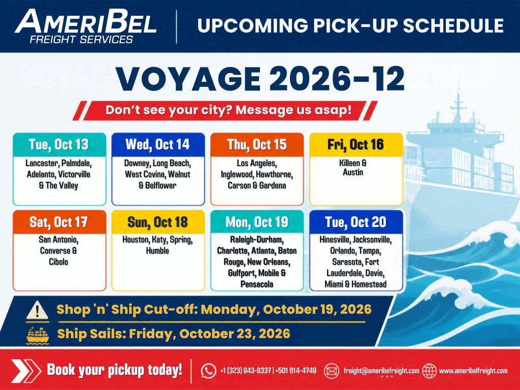Voyage 2026-12: USA to Belize This October 2026